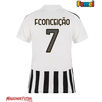 Juventus Francisco Conceicao #7 Tricou Fotbal Replică 2026-27 Femei Acasa